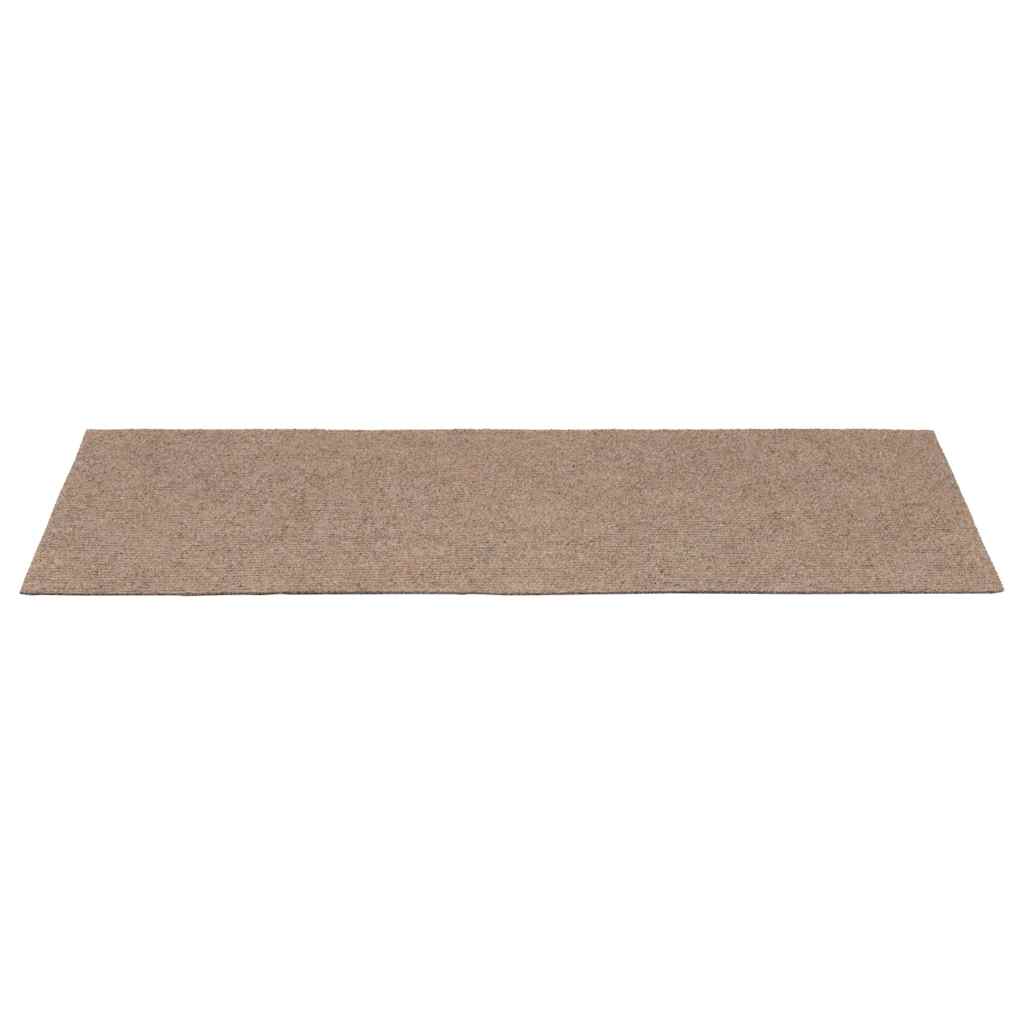 Trapmatten zelfklevend 30 st 60x25 cm rechthoekig lichtbruin
