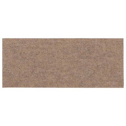 Trapmatten zelfklevend 30 st 60x25 cm rechthoekig lichtbruin