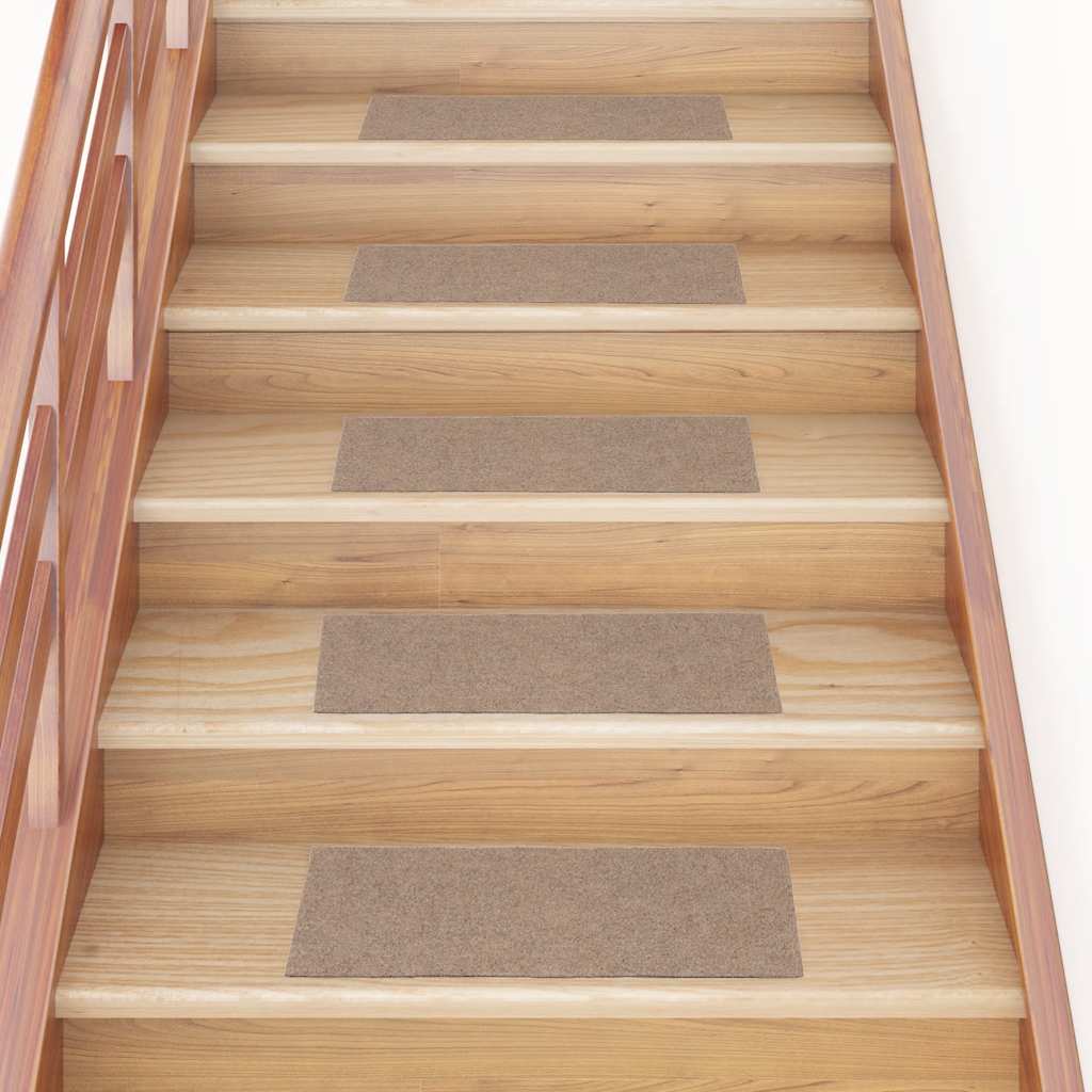 Trapmatten zelfklevend 30 st 60x25 cm rechthoekig lichtbruin