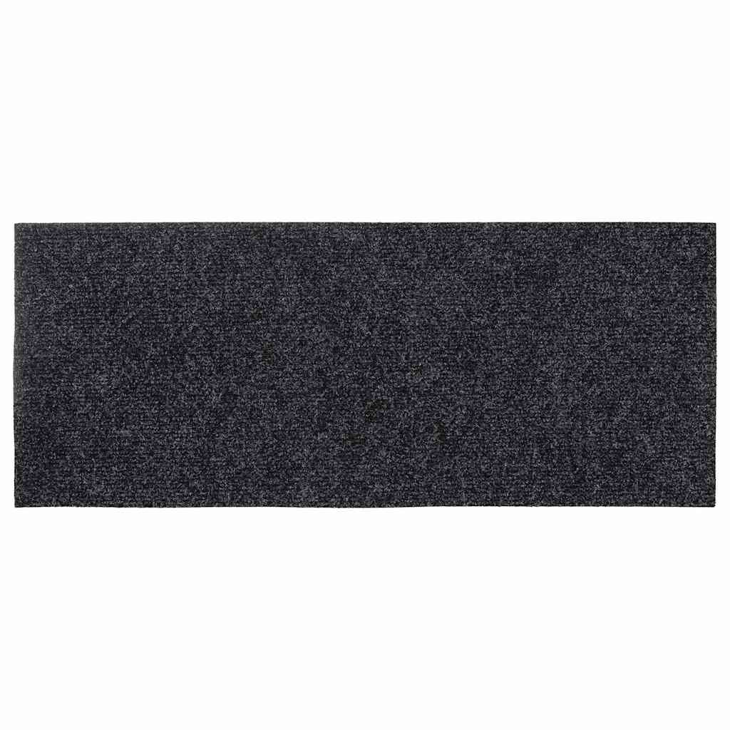 Trapmatten zelfklevend 30 st 60x25 cm rechthoekig grijs