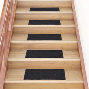 Trapmatten 30 stuks 60x25 cm donkergrijs zelfklevend