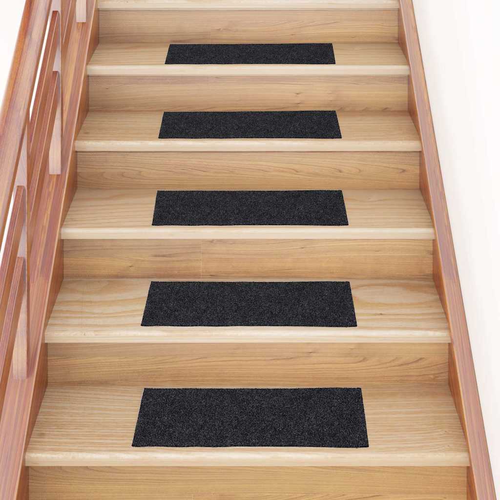 Trapmatten zelfklevend 30 st 60x25 cm rechthoekig grijs