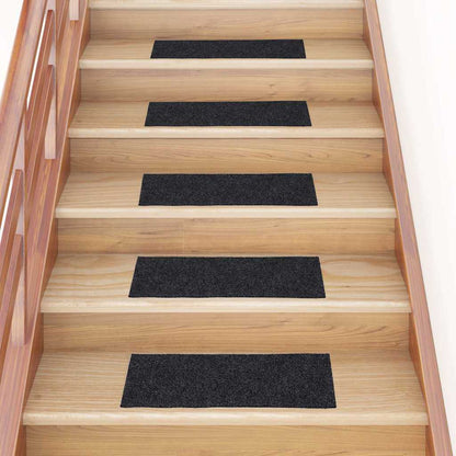 Trapmatten zelfklevend 30 st 60x25 cm rechthoekig grijs