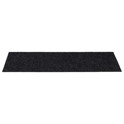 Trapmatten zelfklevend 30 st 60x25 cm rechthoekig zwart