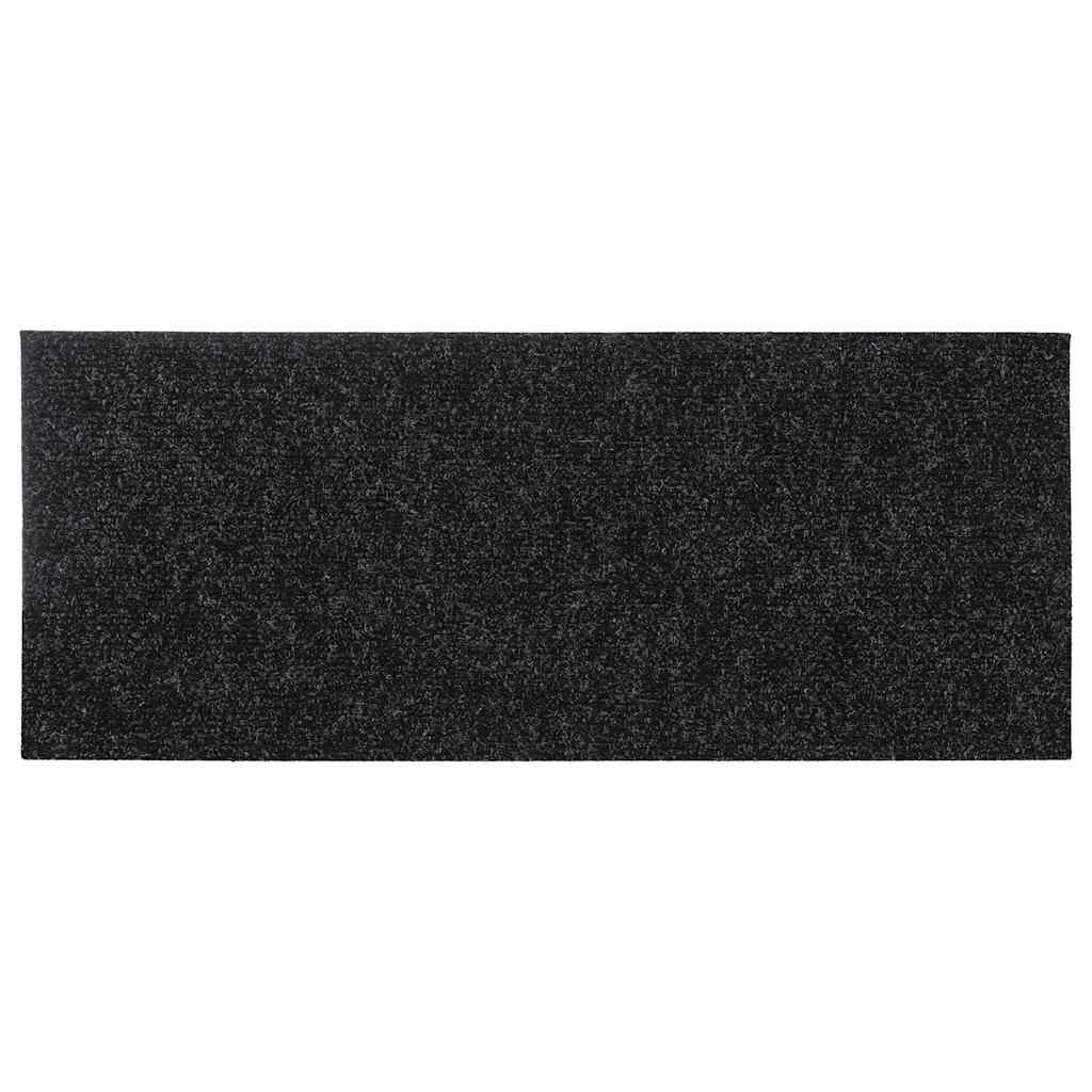 Trapmatten zelfklevend 30 st 60x25 cm rechthoekig zwart