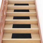 Stair Mats Self-Adhesive 30 pieces 60x25 cm Black Rectangular