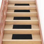 Trapmatten 30 stuks 60x25 cm zwart