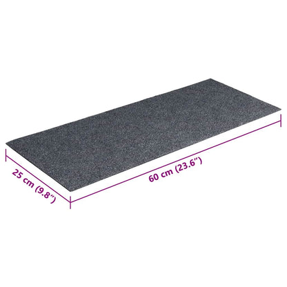 Trapmatten zelfklevend 30 st 60x25 cm rechthoekig lichtgrijs