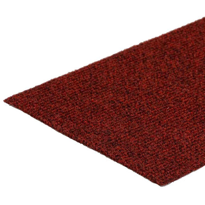 Trapmatten Zelfklevend 30 stuks 60x25 cm Bordeaux Rood Rechthoekig