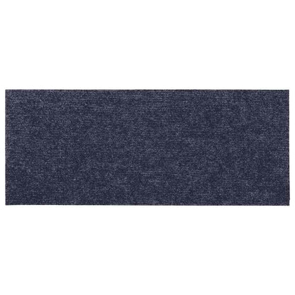 Trapmatten zelfklevend 30 st 60x25 cm rechthoekig grijs blauw