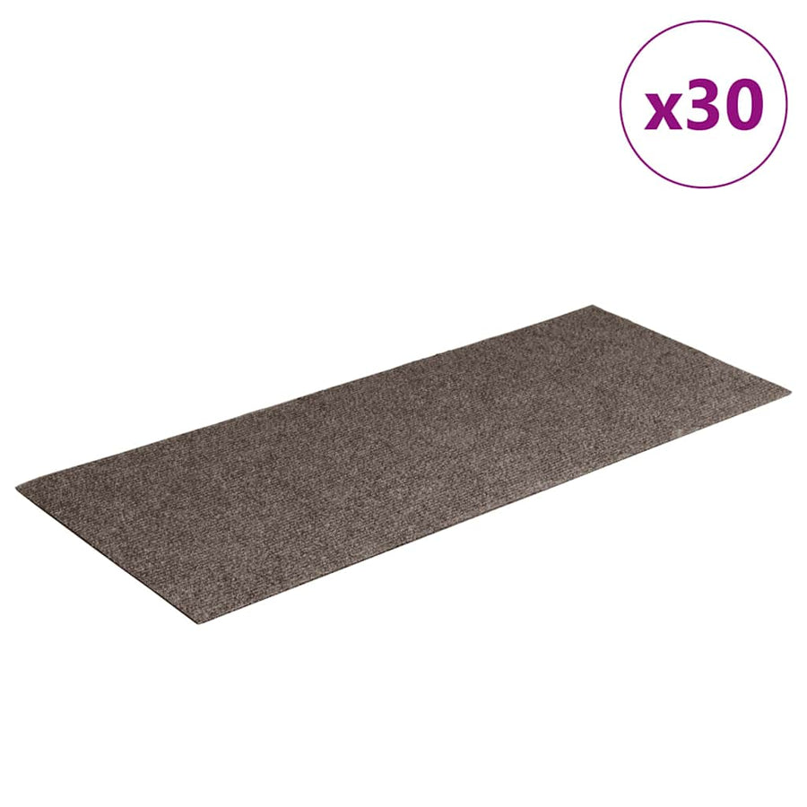 Trapmatten zelfklevend 30 st 60x25 cm rechthoekig crèmekleurig
