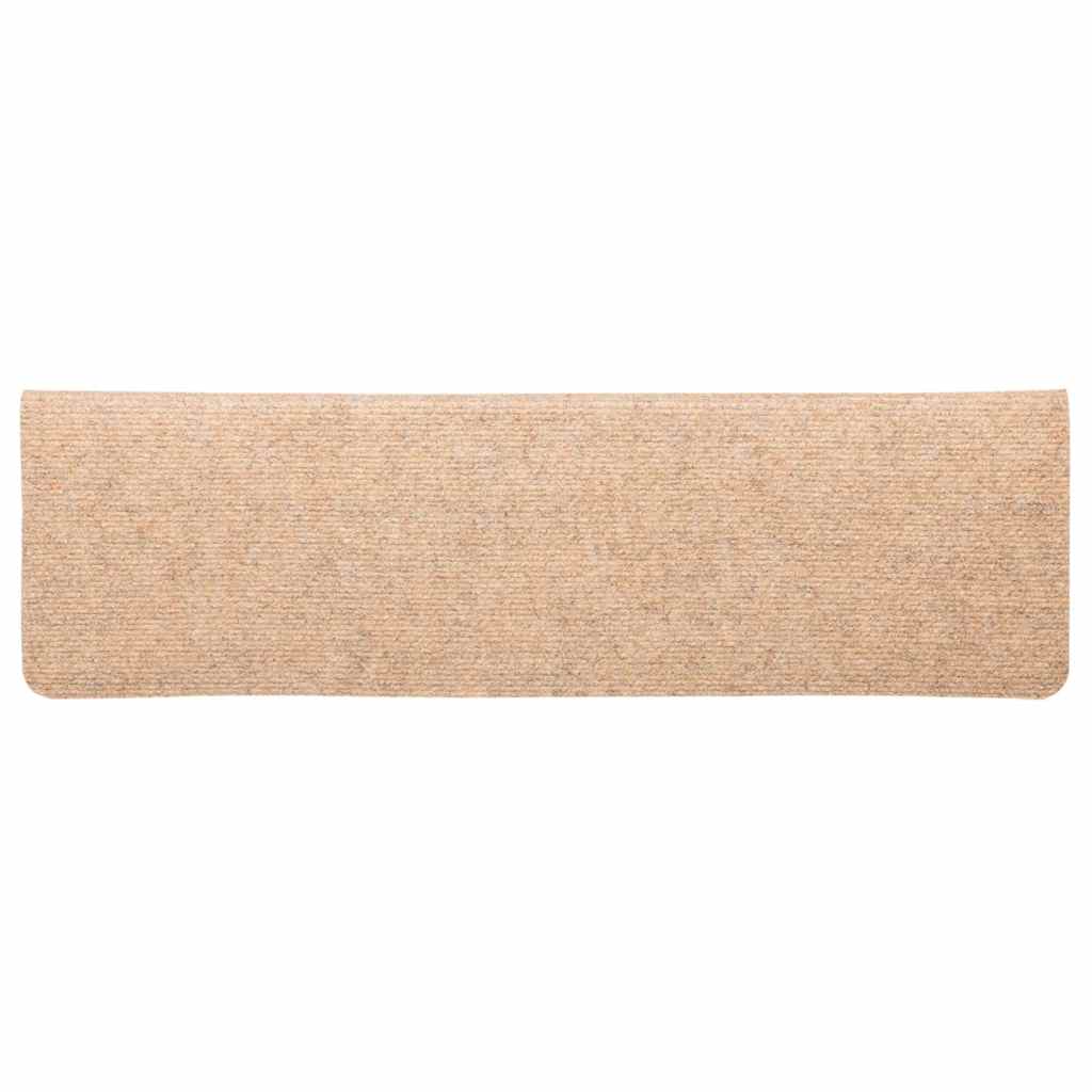 Trapmatten zelfklevend 20 st 65x21x4 cm crèmekleurig