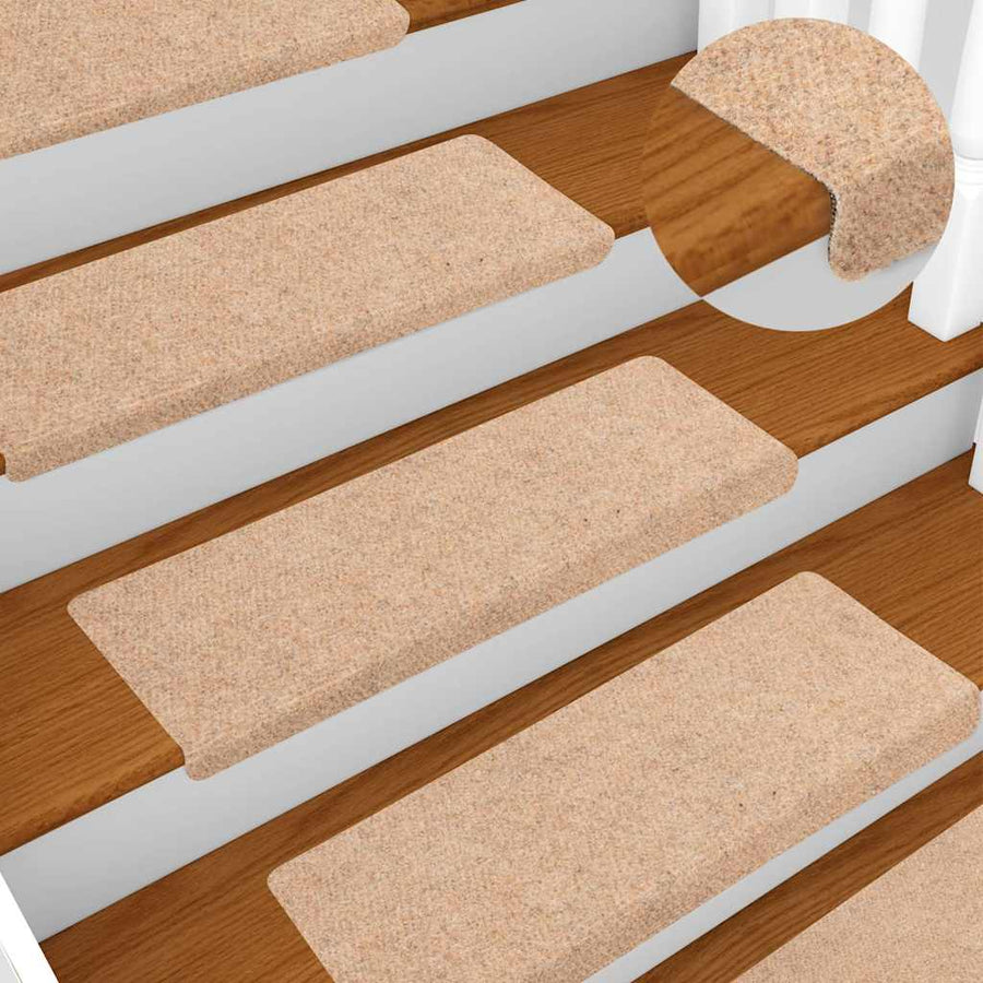 Trapmatten zelfklevend 20 st 65x21x4 cm crèmekleurig