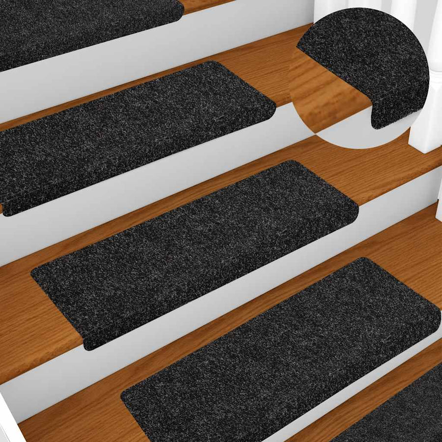 Trapmatten zelfklevend 20 st 65x21x4 cm zwart