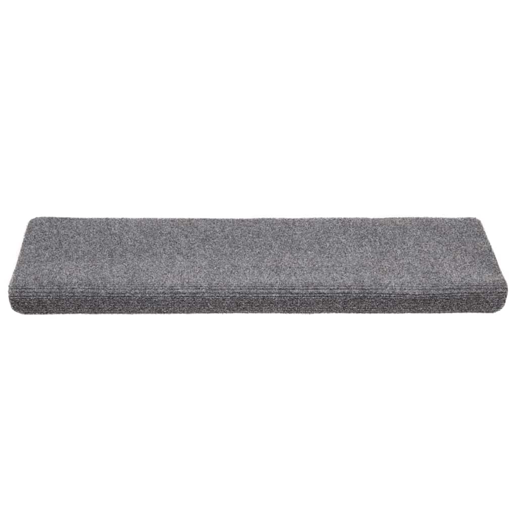 Trapmatten zelfklevend 20 st 65x21x4 cm lichtgrijs