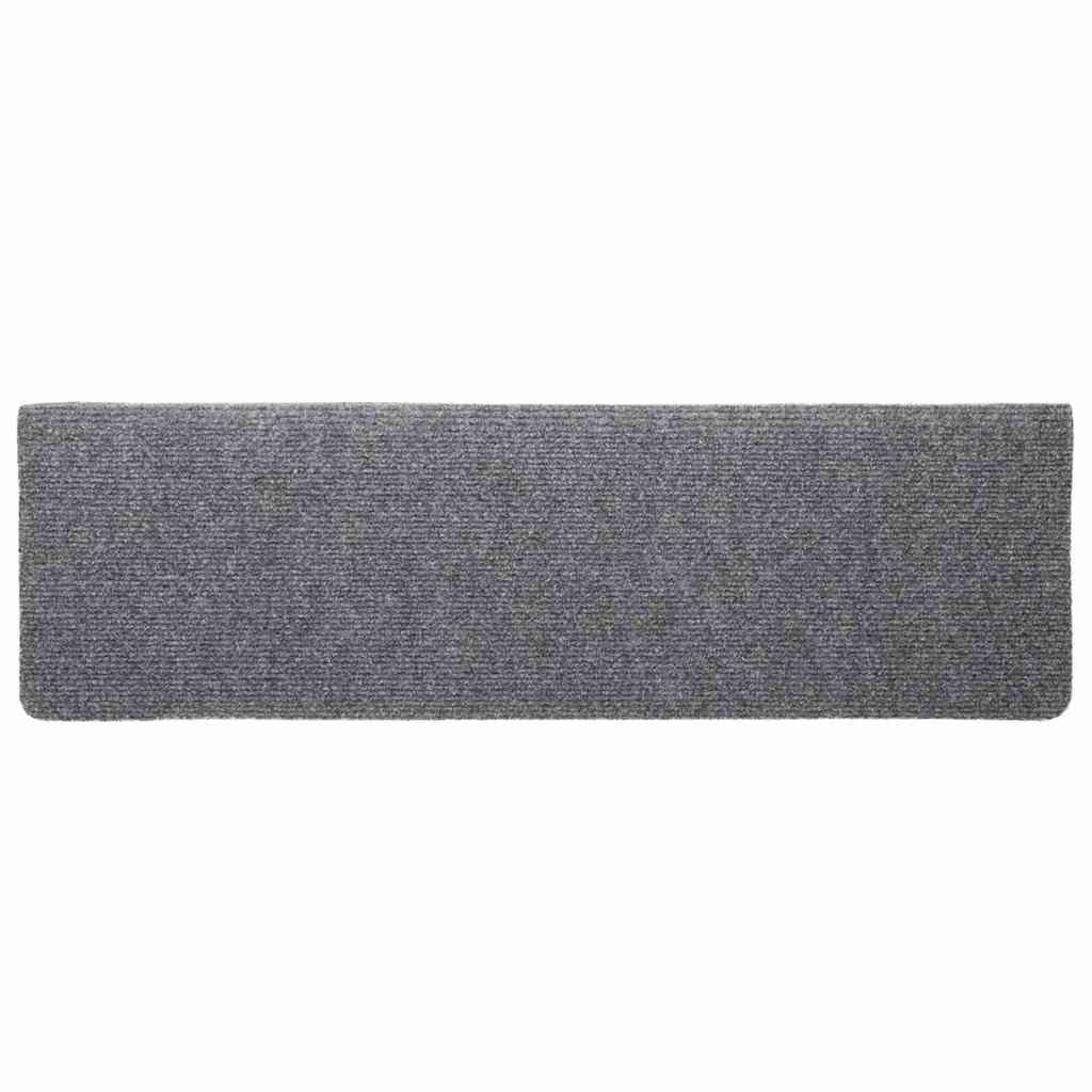 Trapmatten zelfklevend 20 st 65x21x4 cm lichtgrijs