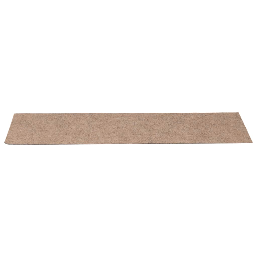 Trapmatten zelfklevend 30 st 76x20 cm rechthoekig lichtbruin