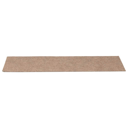 Trapmatten zelfklevend 30 st 76x20 cm rechthoekig lichtbruin