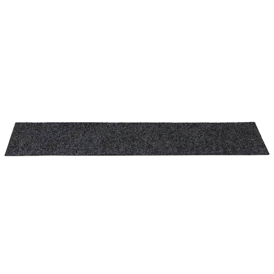 Trapmatten zelfklevend 30 st 76x20 cm rechthoekig grijs