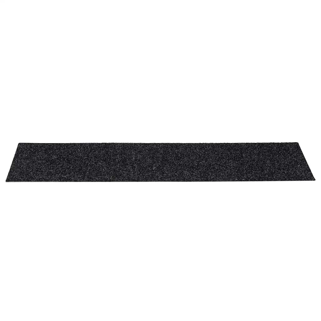 Trapmatten zelfklevend 30 st 76x20 cm rechthoekig zwart