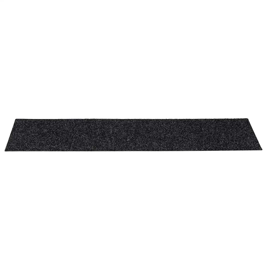 Trapmatten zelfklevend 30 st 76x20 cm rechthoekig zwart