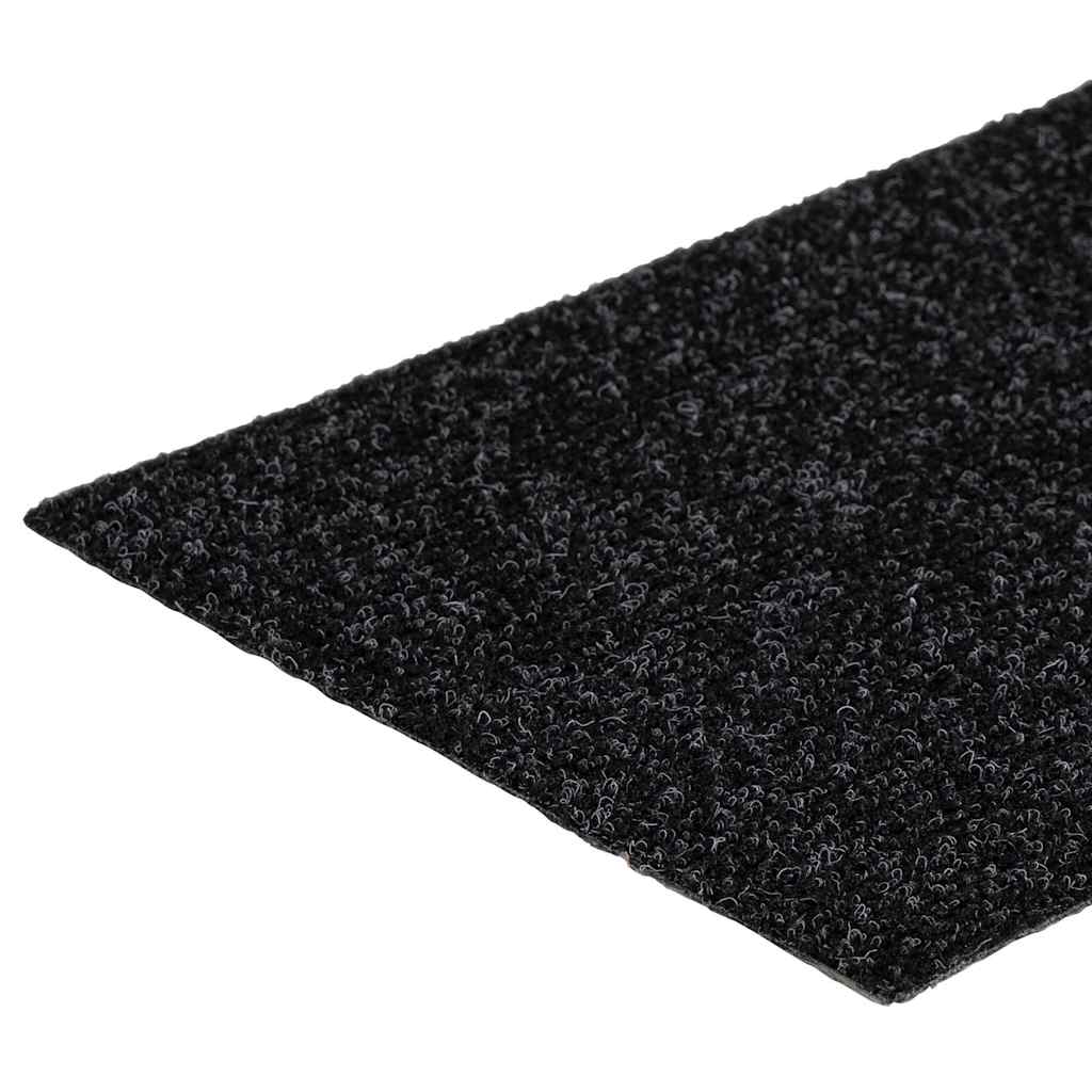Trapmatten zelfklevend 30 st 76x20 cm rechthoekig zwart