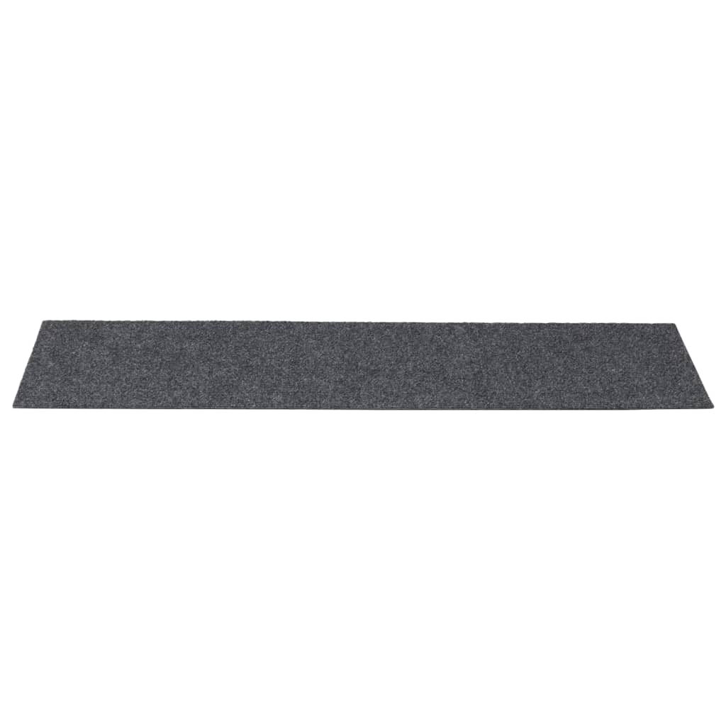 Trapmatten zelfklevend 30 st 76x20 cm rechthoekig lichtgrijs