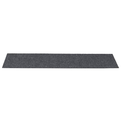 Trapmatten zelfklevend 30 st 76x20 cm rechthoekig lichtgrijs