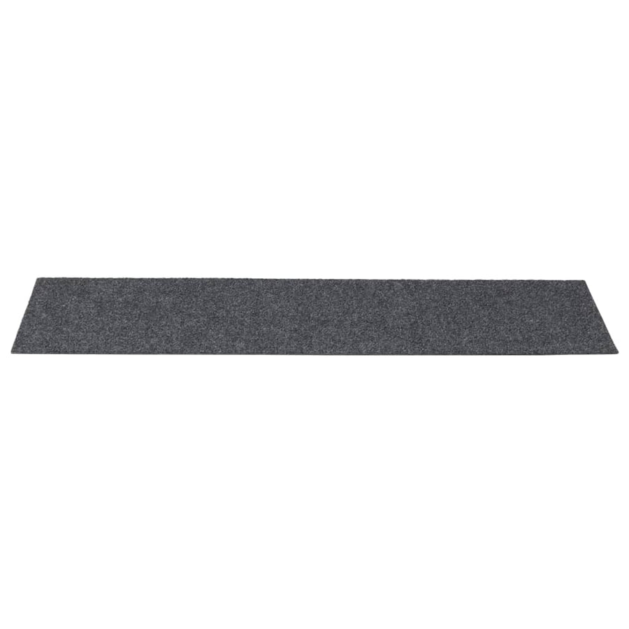 Trapmatten zelfklevend 30 st 76x20 cm rechthoekig lichtgrijs