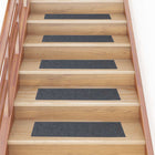 Stair Mats Self-Adhesive 30 pieces 76x20 cm Light Grey Rectangular