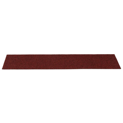 Trapmatten zelfklevend 30 st 76x20 cm rechthoekig rood