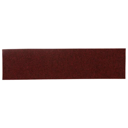 Trapmatten zelfklevend 30 st 76x20 cm rechthoekig rood