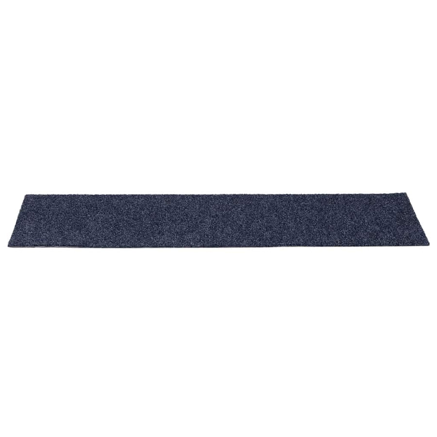 Trapmatten zelfklevend 30 st 76x20 cm rechthoekig grijs blauw