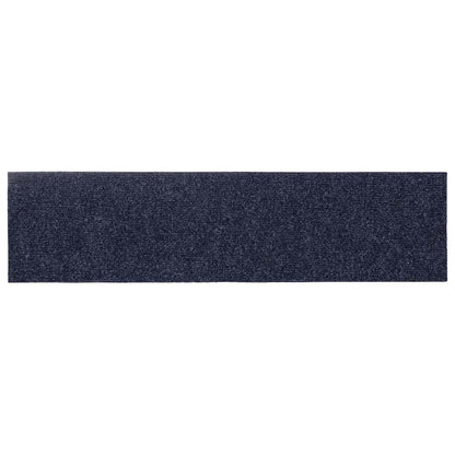 Trapmatten zelfklevend 30 st 76x20 cm rechthoekig grijs blauw