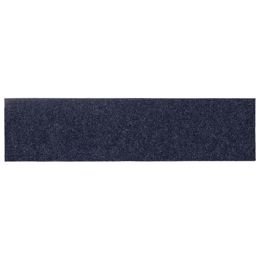 Trapmatten zelfklevend 30 st 76x20 cm rechthoekig grijs blauw