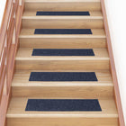 Stair Mats Self-Adhesive 30 pieces 76x20 cm Grey Blue Rectangular