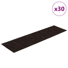 Trapmatten zelfklevend 30 st 76x20 cm rechthoekig donkerbruin