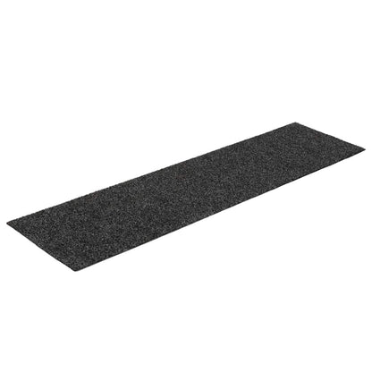 Trapmatten zelfklevend 30 st 76x20 cm rechthoekig antraciet