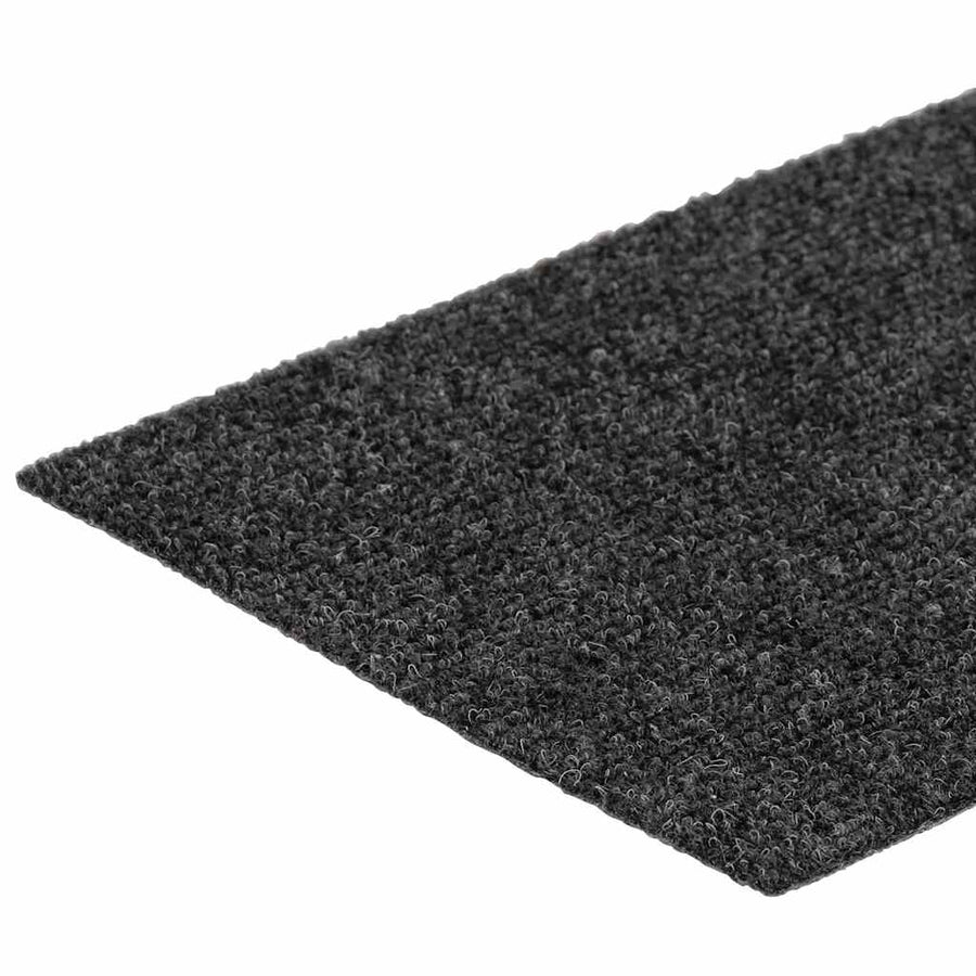 Trapmatten zelfklevend 30 st 76x20 cm rechthoekig antraciet