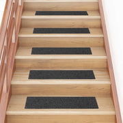 Trapmatten zelfklevend 30 stuks 76x20 cm antraciet