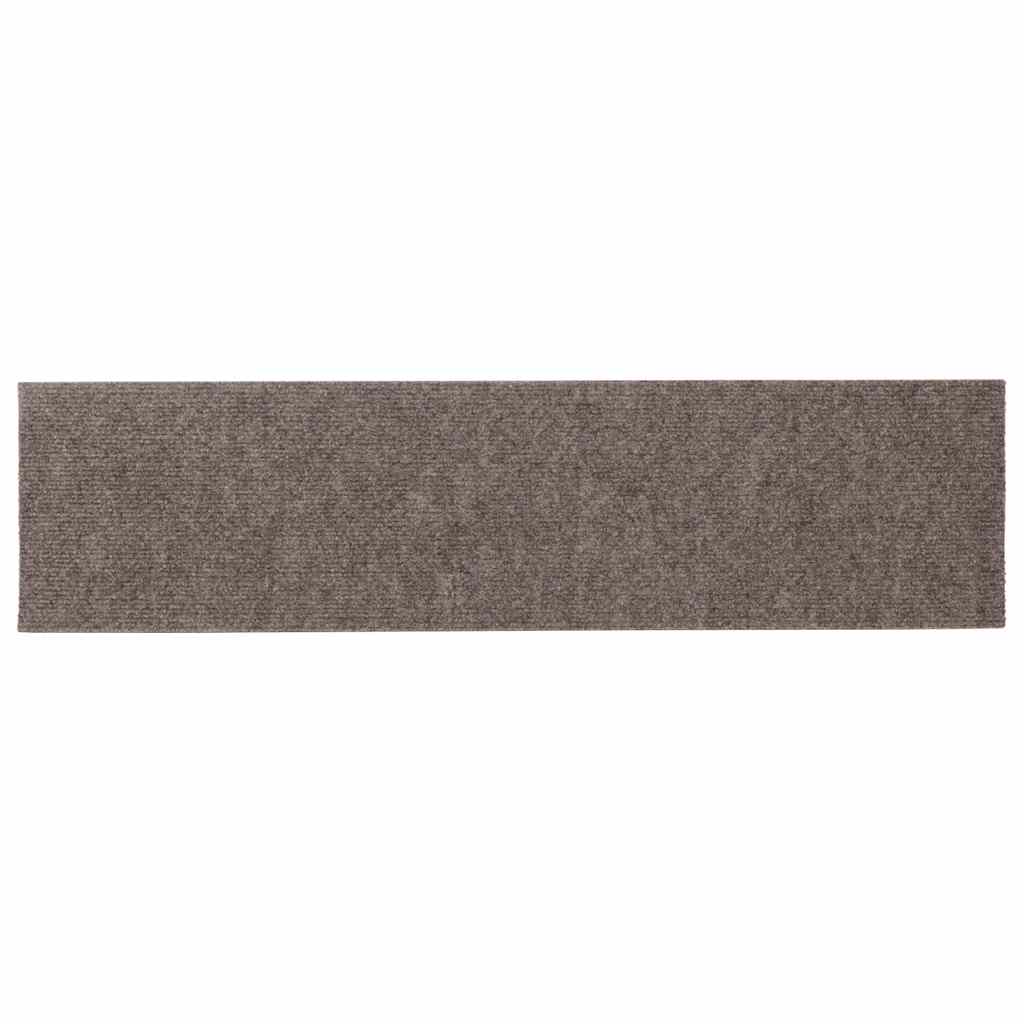 Trapmatten zelfklevend 30 st 76x20 cm rechthoekig crèmekleurig