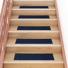 Trapmatten zelfklevend 30 stuks 76x20 cm rechthoekig marineblauw