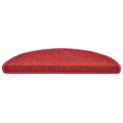 Trapmatten 30 st 56x17x3 cm bordeauxrood