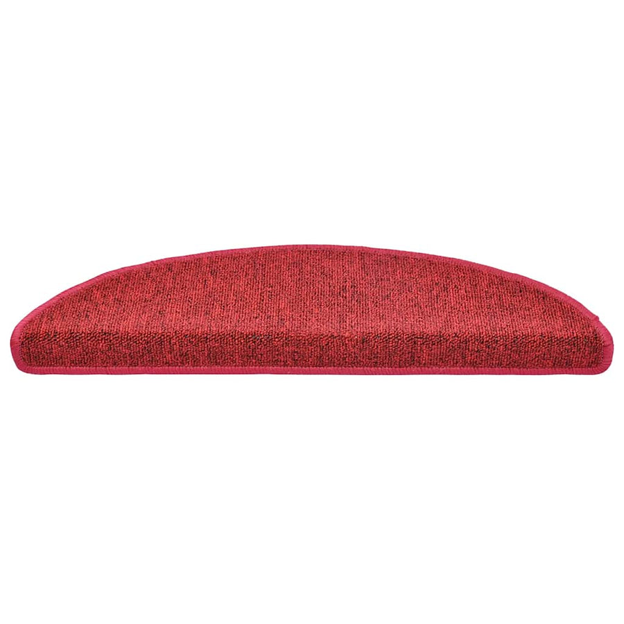 Trapmatten 30 st 56x17x3 cm bordeauxrood