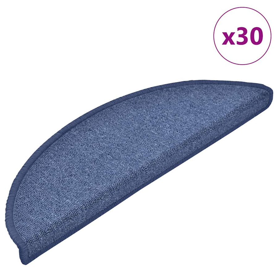 Trapmatten 30 st 56x17x3 cm blauw