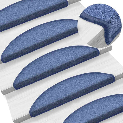 Trapmatten 30 st 56x17x3 cm blauw