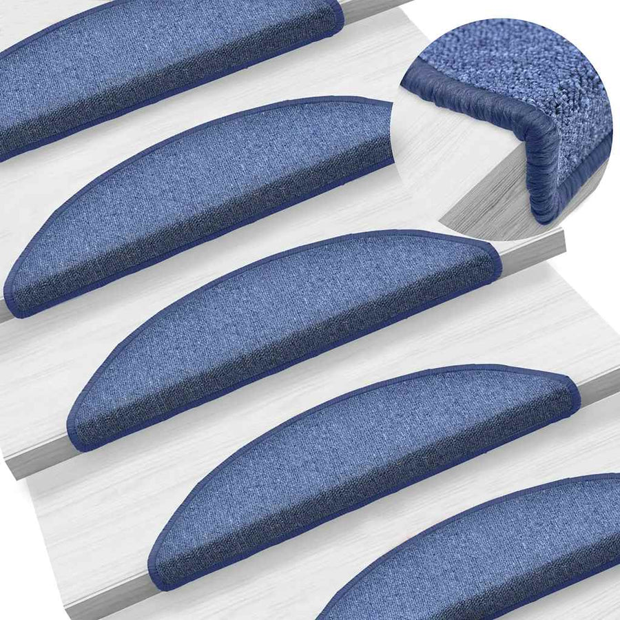 Trapmatten 30 st 56x17x3 cm blauw