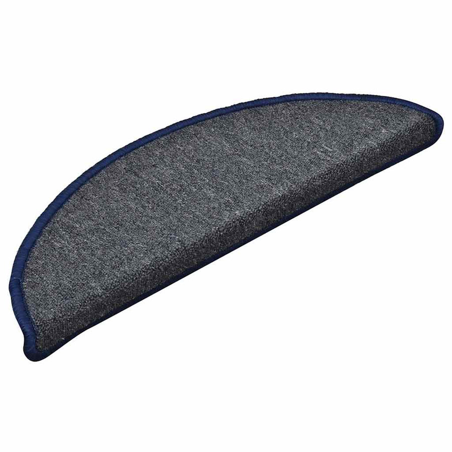 Trapmatten 30 st 56x17x3 cm donkergrijs en blauw