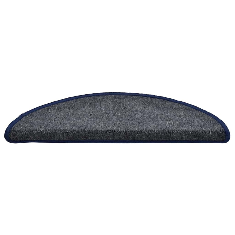Trapmatten 30 st 56x17x3 cm donkergrijs en blauw