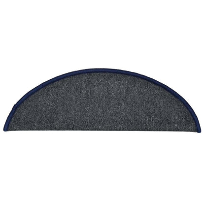 Trapmatten 30 st 56x17x3 cm donkergrijs en blauw